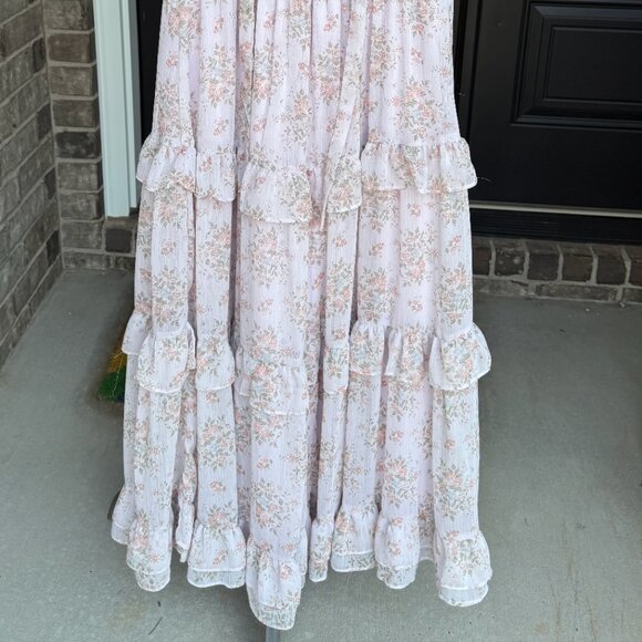 Women's Light Purple Floral Altar'd State Midi Dress - Picture 5 of 9